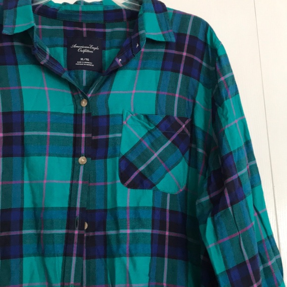 Teal Flannel - Picture 2 of 3